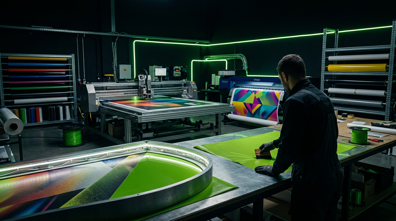 How to apply the colors of the year in physical advertising: from screen to print and signs